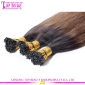 New arrival tip hair fashion popular ombre i tip hair extension for cheap wholesale 7a grade i tip hair